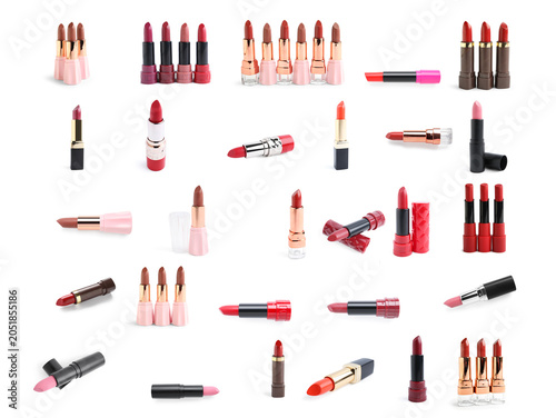 Assortment of colorful lips...