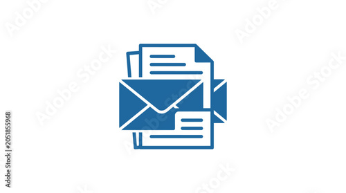 Photos Emails and letters in inbox.