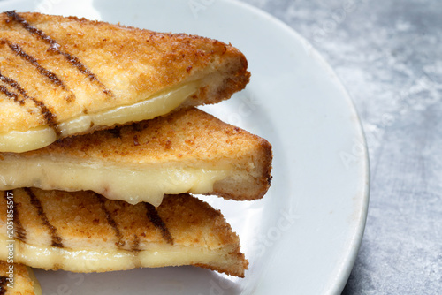 rustic italian mozzarella carrozza sandwiches