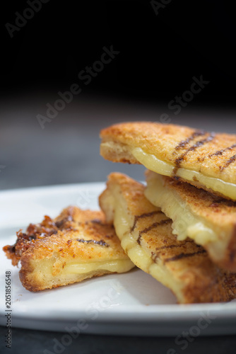 rustic italian mozzarella carrozza sandwiches