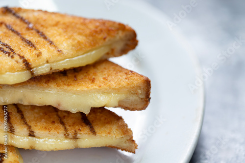 rustic italian mozzarella carrozza sandwiches