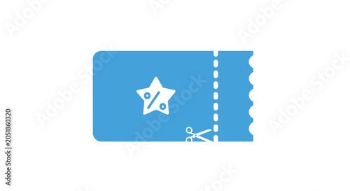 Fényképezés Discount Coupon Voucher Ticket Icon.