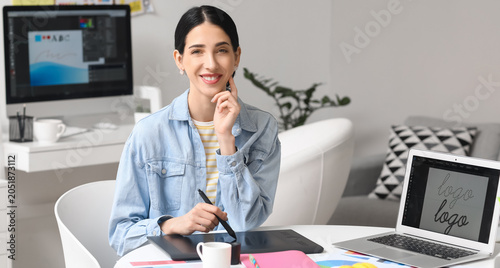 Graphic designer working in...