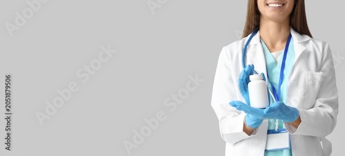 Medical professional holdin...
