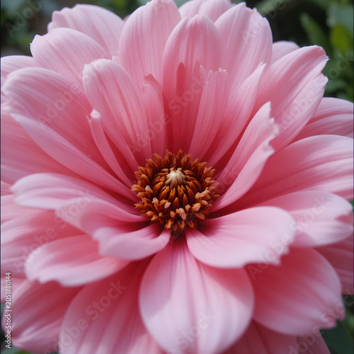 Pink Flower Petals Viewed Through Soft Matte Film with Dreamy Delicate Aesthetic Background