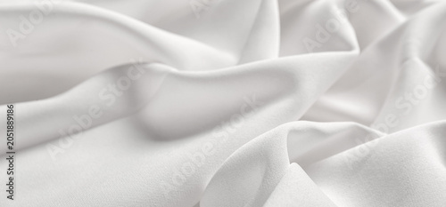 Texture of white crumpled c...