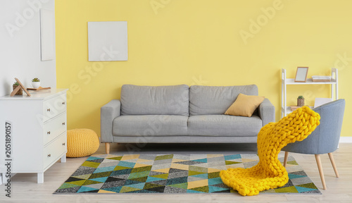 Interior of modern room wit...