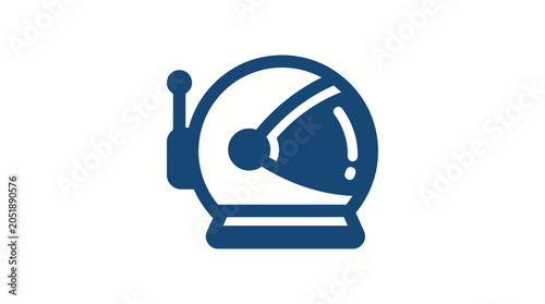 Foto Satellite Dish Antenna Communication Device.
