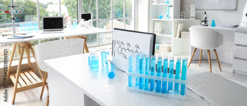 Chemical glassware and clip...