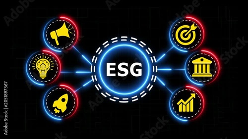 esg concept environmental social governance sustainable investing business finance.