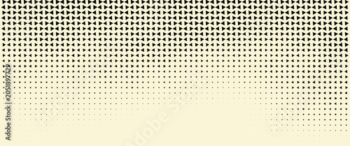 Pola segitiga Halftone. Latar belakang gradien geometrik abstrak. Ilustrasi vektor, EPS 10. Ilustrasi vektor. Eps10