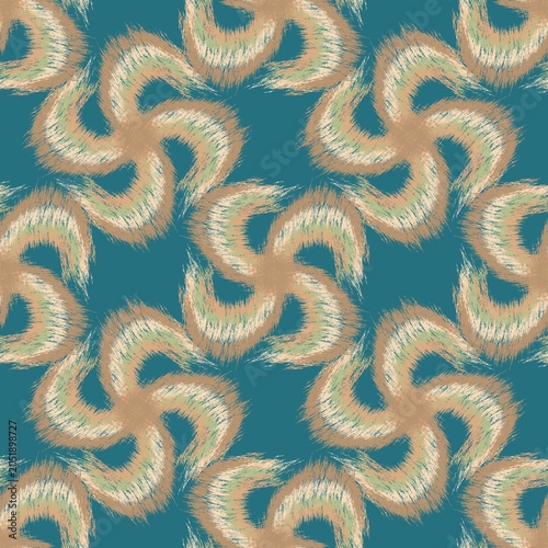 abstract seamless pattern with swirls
