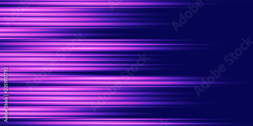 light road in the form of a swirl, neon color. Trendy geometric neon collage for speed movement. Abstract technology light lines background 3d.
