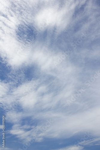 Photography It is a sky with feathery clouds.