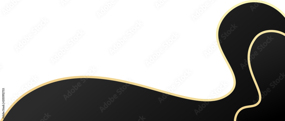 Fototapeta premium Luxury black gold abstract background