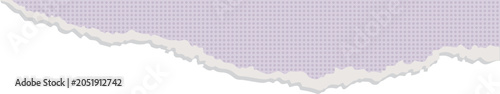 Purple blank sheet torn paper