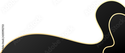 Luxury black gold abstract background