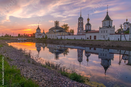 Bild auf Leinwand Photo of Varnitsky monastery, center of Russia Orthodox church and Christian pilgrimage site