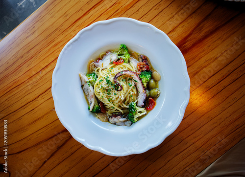 Octopus Aglio Olio