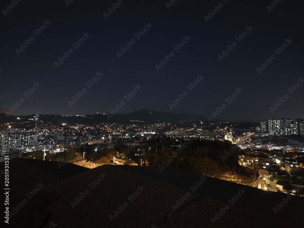 Fototapeta premium 낙산공원, 야경 