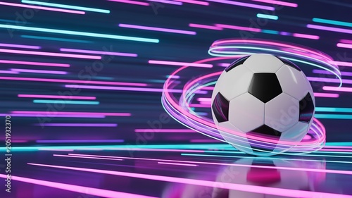 Vibrant dynamic illustration featuring soaring golden trophy against deep navy backdrop capturing global excitement of the Football World Cup for sports themed marketing campaigns