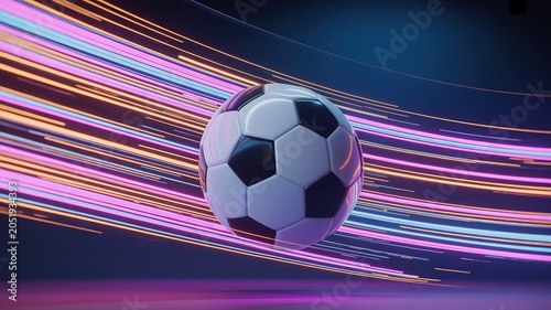 Dynamic Soccer Action Under Stadium Lights Vibrant Green Pitch and Energetic Player Moves Capturing the Thrill of the Football World Cup Global Sports Frenzy