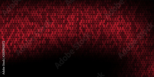 Foto Bold Red Triangle Tessellation Background Featuring Layered Geometric Depth and
