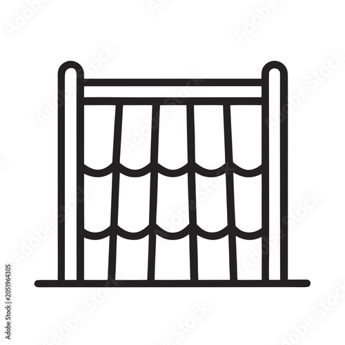 Football goal net minimalist_2