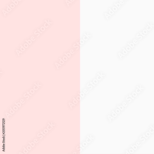 Foto Minimal light pink and white two-tone vertical split background