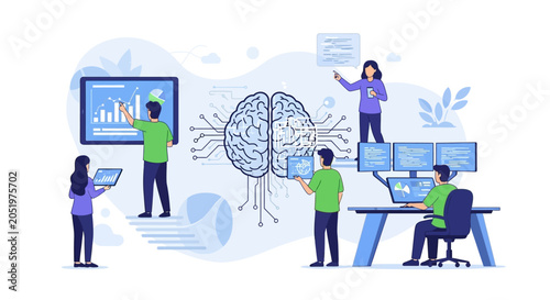 People Working Brainstorming Ideas.