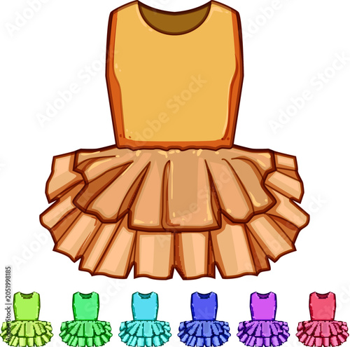 Foto pointe ballerina dress cartoon