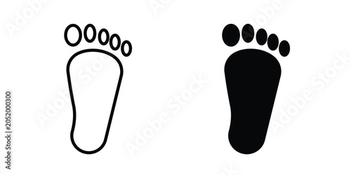 Fotografie Footprint icon