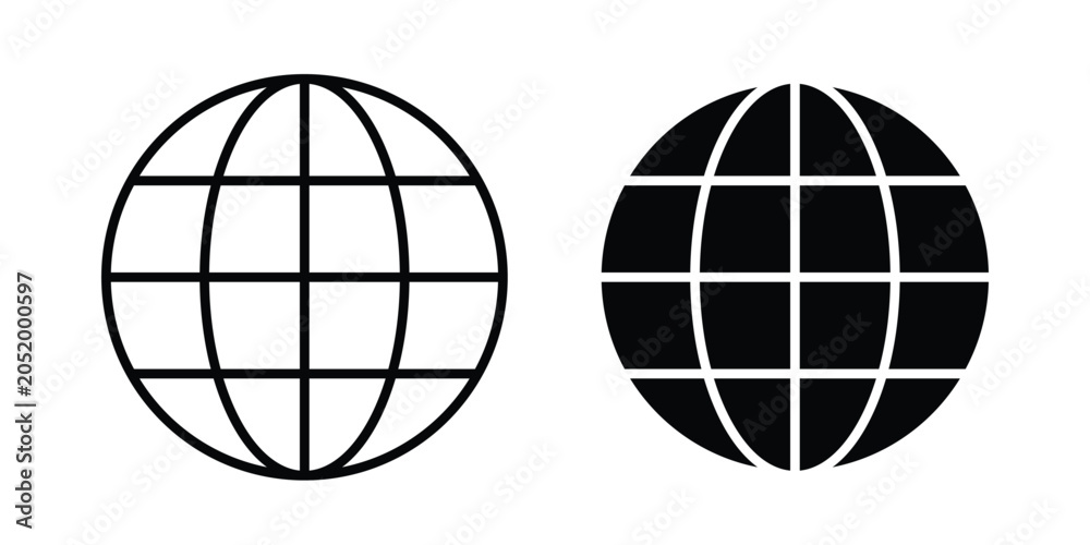 Obraz premium Globe icon
