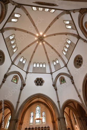 Kirche St. Fabian und Sebastian - die Pfarrkirche der Gemeinde Rosendahl im Kreis Coesfeld, Deutschland