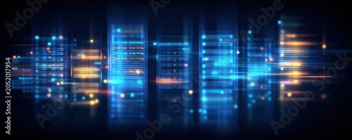 Advanced network infrastructure allows the computer system to handle the processing of information technology through cutting edge software.