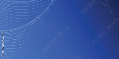 Blue Abstract Background With Curved Wave Lines for Modern Technology and Minimal Design Presentations