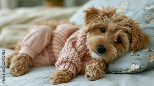 Cozy Canine Comfort: A fluf...
