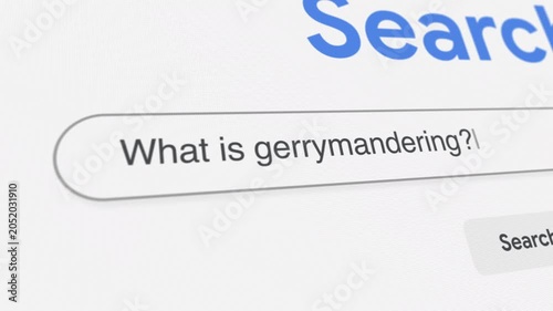 What is gerrymandering Search Prompt
