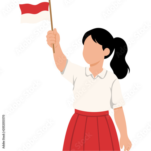 Indonesian independence Illustration