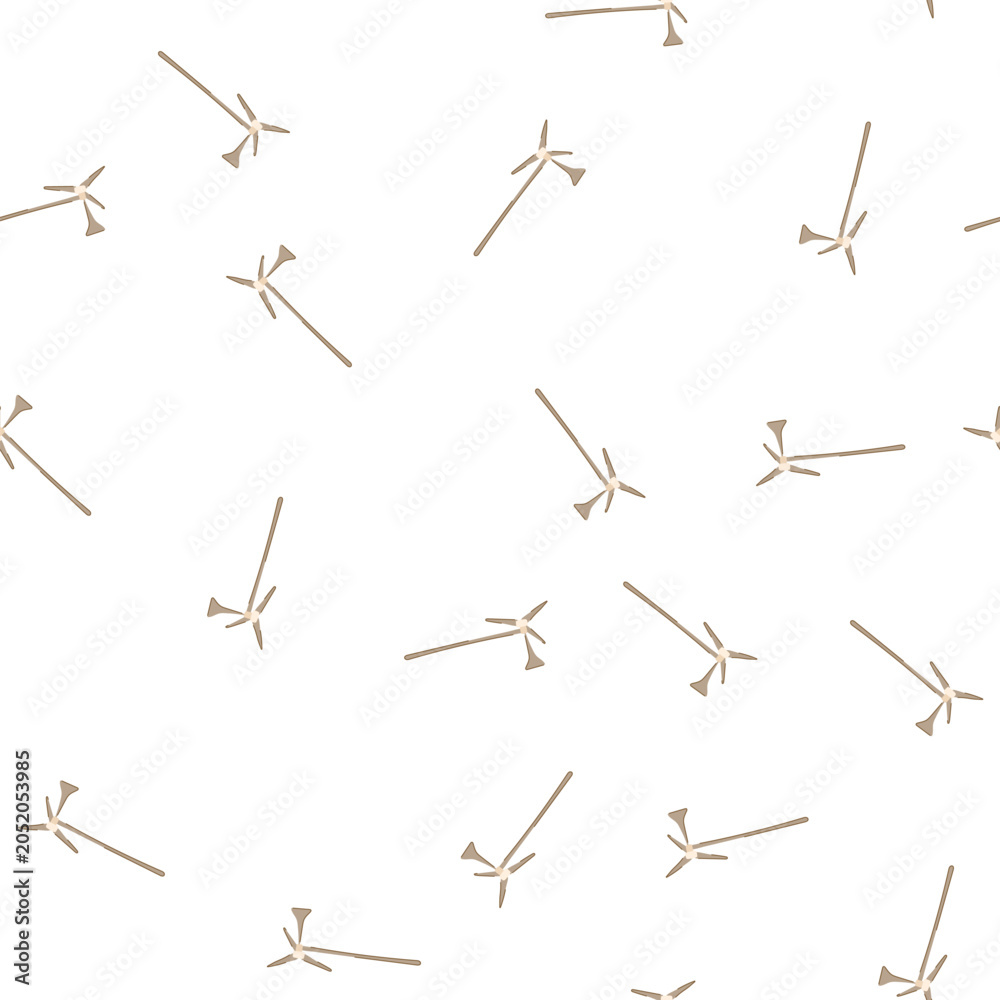 Fototapeta premium pattern residential wind turbine home use cartoon. off grid, offshore onshore, blade generator residential wind turbine home use sign. seamless symbol vector illustration