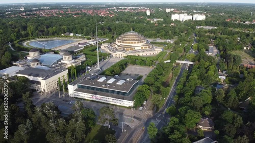Centennial Hall in Wroclaw city, Poland