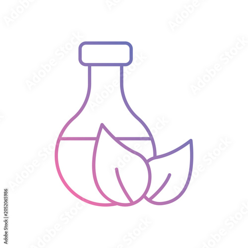 Plant extract bottle icon