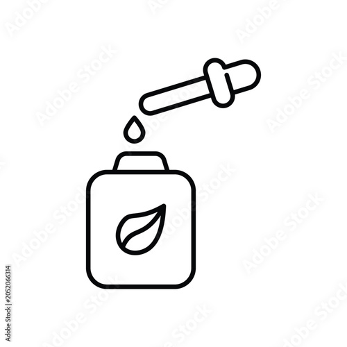 Essential oils bottle icon