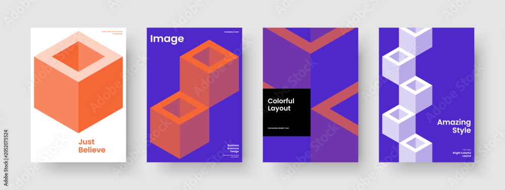 Fototapeta premium Abstract Book Cover Design. Modern Background Layout. Isolated Business Presentation Template. Flyer. Report. Poster. Brochure. Banner. Portfolio. Leaflet. Handbill. Catalog. Advertising. Notebook