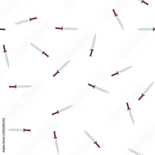 Fotografie pattern raid viking sword cartoon
