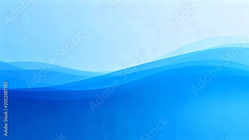 Abstract blue wave patterns