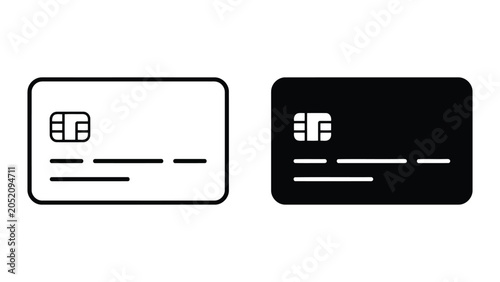Credit card payment banking icon vector illustration for financial transactions and secure online shopping checkout interfaces
