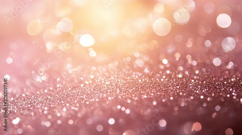 Pink glitter sparkle bokeh background glow dreamy shimmering texture
