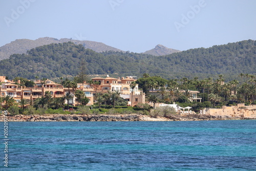 The coast of Mallorca