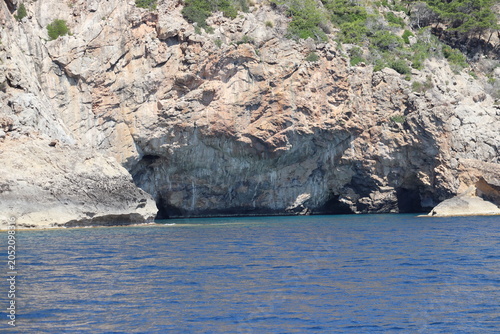 The coast of Mallorca